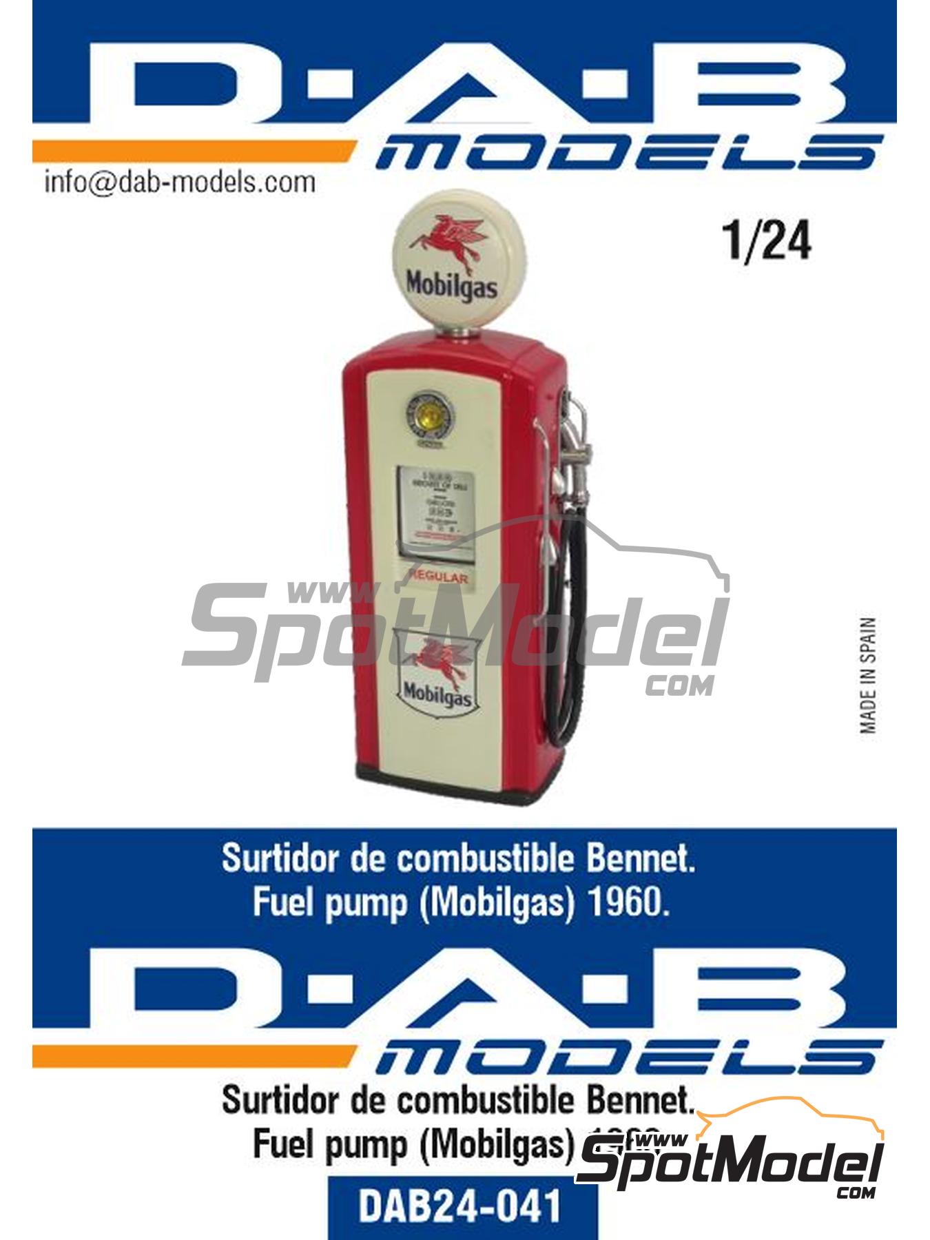 D.A.B. Models DAB24-041: Scale model kit 1/24 scale - Fuel pump